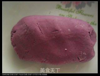 紫薯芝麻馅饼的做法步骤：3