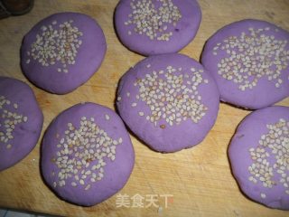 紫薯芝麻馅饼的做法步骤：5
