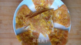 胡萝卜鸡蛋饼的做法