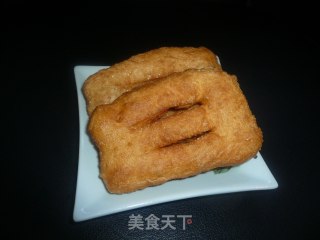 自己炸油饼的做法步骤：7