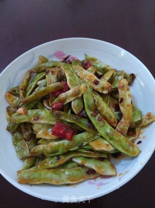 老干妈煸豆角的做法
