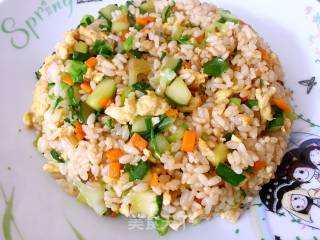 葱香蛋炒饭的做法