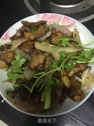 孜然炒肉的做法