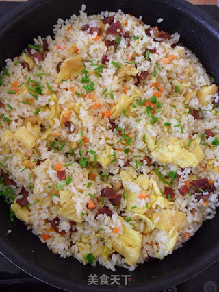 【炒饭】腊肉炒饭的做法步骤：12