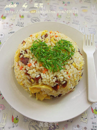 【炒饭】腊肉炒饭的做法步骤：13