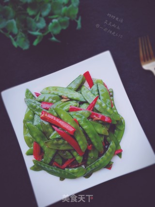 小炒荷兰豆的做法