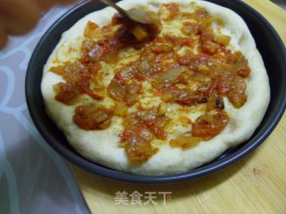 至尊鲜虾披萨的做法步骤：7