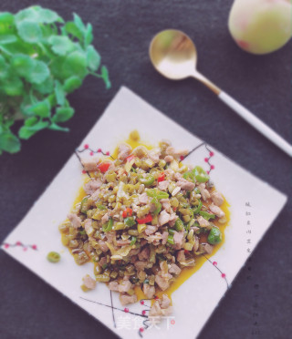 酸豇豆肉末的做法