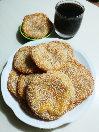 简易芝麻南瓜饼的做法