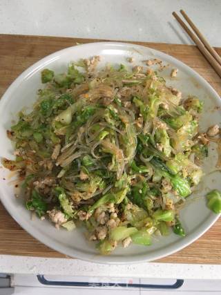 粉丝圆白菜的做法