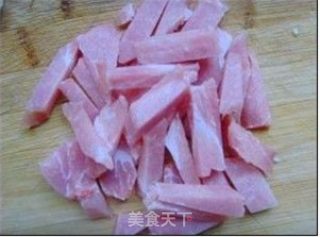青椒黄瓜炒肉的做法步骤：3