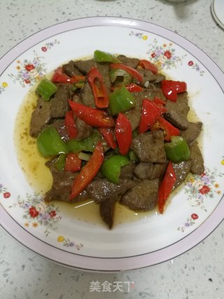 辣椒溜肝尖的做法