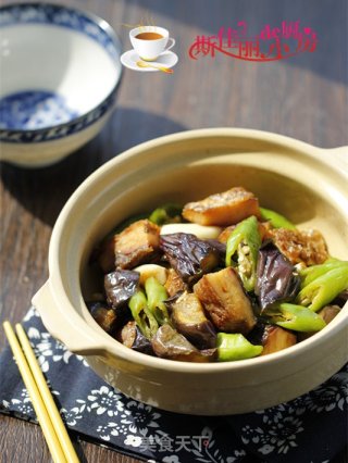 茄子咸鱼煲的做法