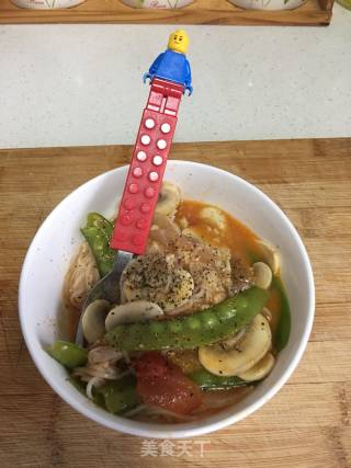 蔬菜意面的做法