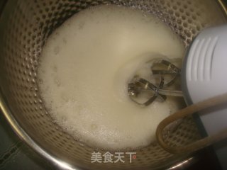 花生夹心海绵蛋糕的做法步骤：4