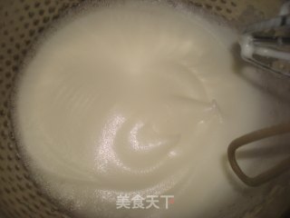 花生夹心海绵蛋糕的做法步骤：5