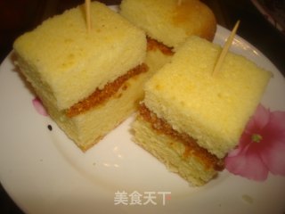 花生夹心海绵蛋糕的做法步骤：10