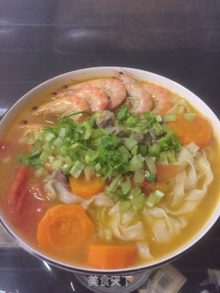 番茄排骨面的做法