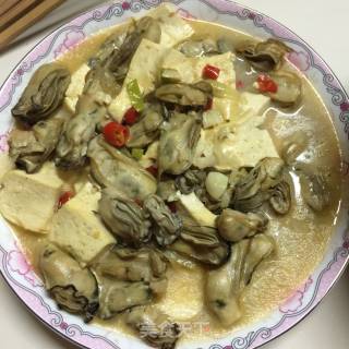 牡蛎炖豆腐的做法