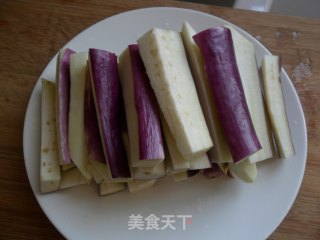 肉末拌茄子的做法步骤：2