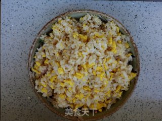普通蛋炒饭的做法