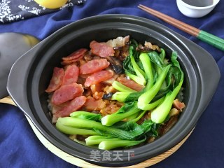三腊煲仔饭的做法