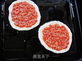 迷你脆底鸡肉比萨的做法步骤：14