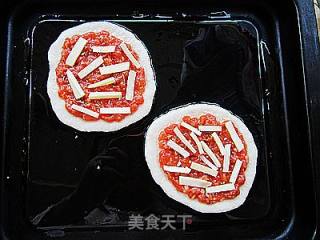 迷你脆底鸡肉比萨的做法步骤：15