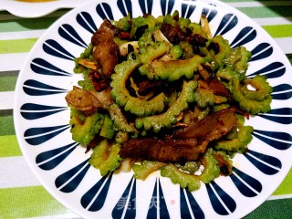 豆豉猪肉炒苦瓜的做法