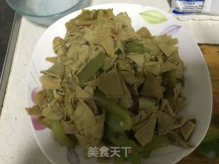 尖椒干豆腐的做法
