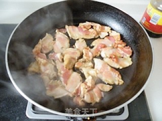 洋葱煎五花肉的做法步骤：6