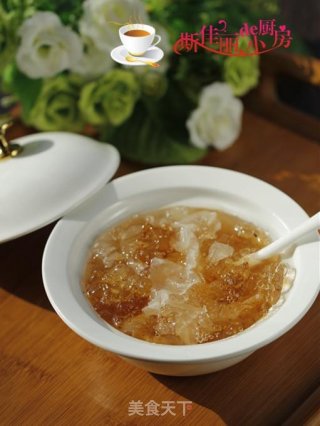 桃胶雪莲子银耳羹的做法