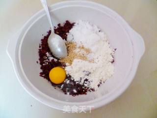 香煎紫薯饼的做法步骤：2