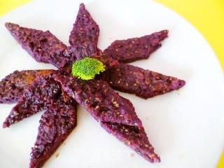 香煎紫薯饼的做法步骤：6