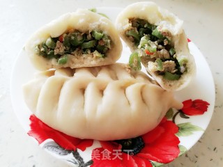 豇豆鸡蛋馅素包子的做法