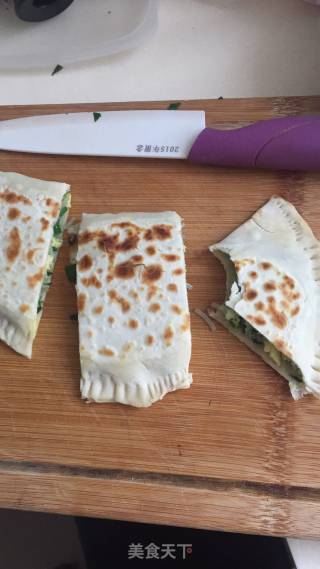 韭菜鸡蛋盒子的做法