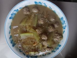 冬瓜丸子粉条汤的做法