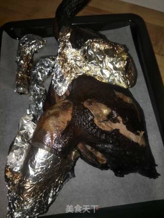 微波炉烤富硒鸡的做法