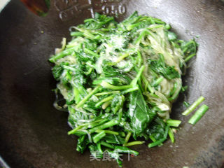 家常菜----菠菜炒粉条的做法步骤：8