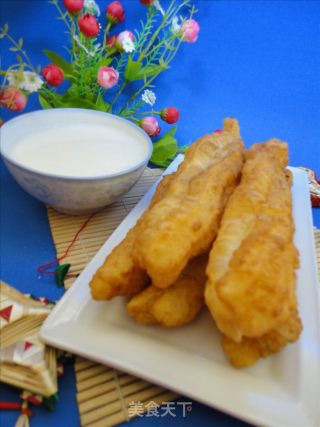 豆浆油条的做法步骤：11
