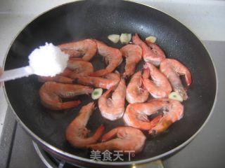 头抽煎大虾的做法步骤：4
