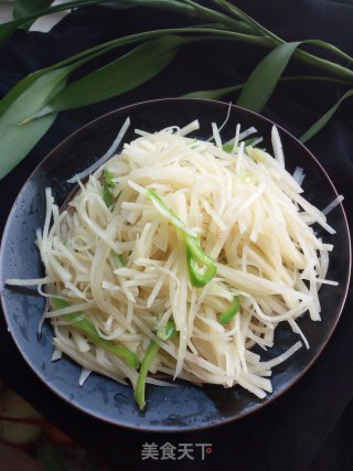 家常土豆丝的做法