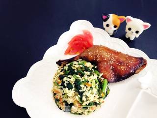 鸭腿蔬菜饭的做法
