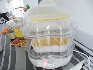煮蛋器体验-----海米酸菜蒸蛋羹的做法步骤：7
