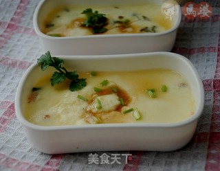 煮蛋器体验-----海米酸菜蒸蛋羹的做法步骤：8