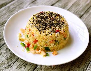 金银海鲜炒饭