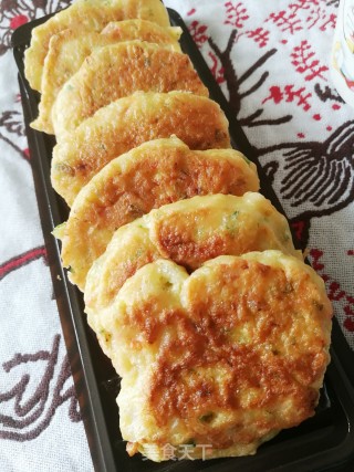 杂粮时蔬虾肉煎饼的做法