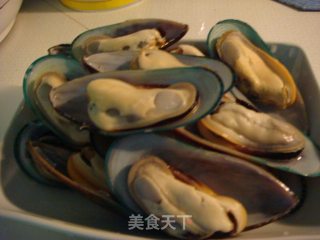 豉椒青口的做法步骤：1