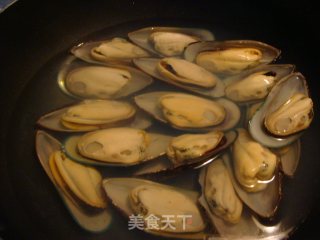 豉椒青口的做法步骤：3