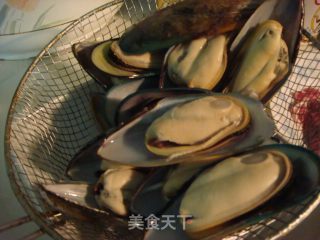 豉椒青口的做法步骤：4